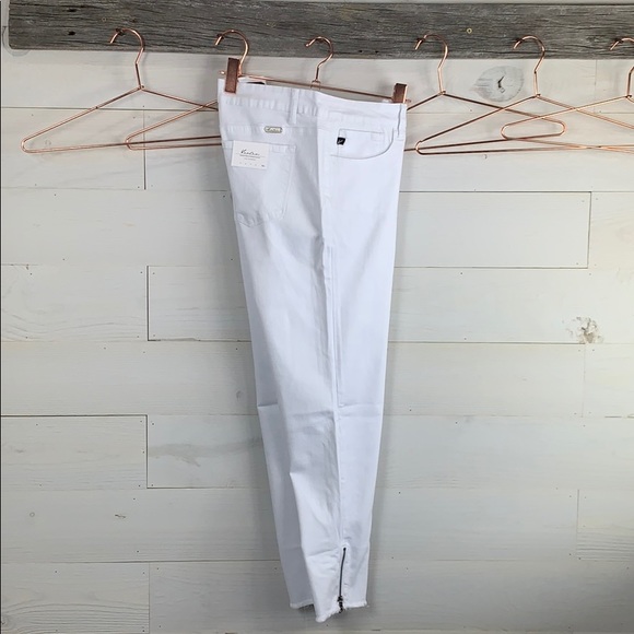 Curvy Fit, Cropped Raw Hem Ankle Side Zipper - Picture 4 of 8